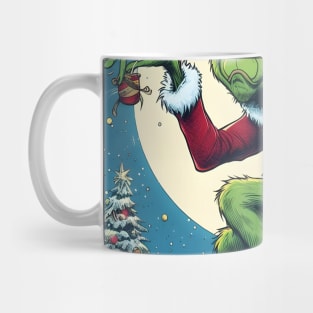 Whimsical Holidays: Grinch-Inspired Artwork and Festive Delights Mug